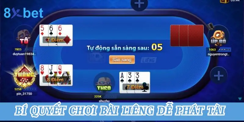 Bí quyết chơi bài liêng dễ phát tài cho tân binh